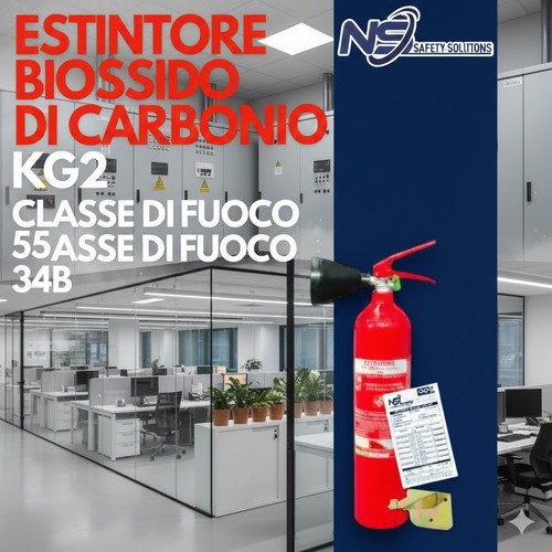 Estintore co2 per aziende - co2,