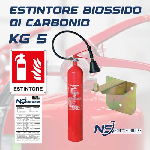 Estintore co2 per aziende - estintore, 5