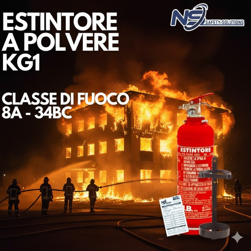 Estintore polvere mini - kg,