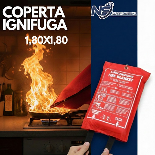 Coperta antifiamma 1 - x, 1,80