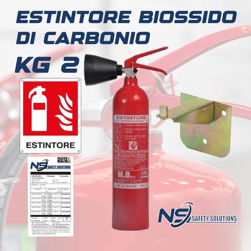 Estintore co2 per aziende - estintore, kg